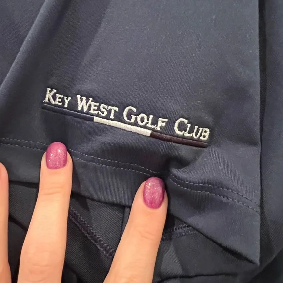 NWT Nike Golf Standard Fit Navy Blue Mens Short Polo Shirt Size XL - Picture 8 of 13